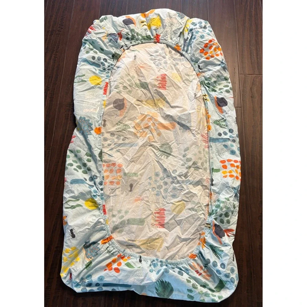 Pottery Barn Kids West Elm Woodland Fitted Crib Sheet Organic Cotton